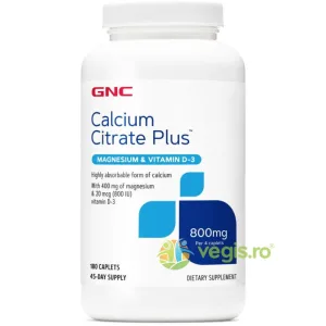 Formula de Calciu Citrat cu Magneziu si Vitamina D3 (Calcium Citrate) 180tb