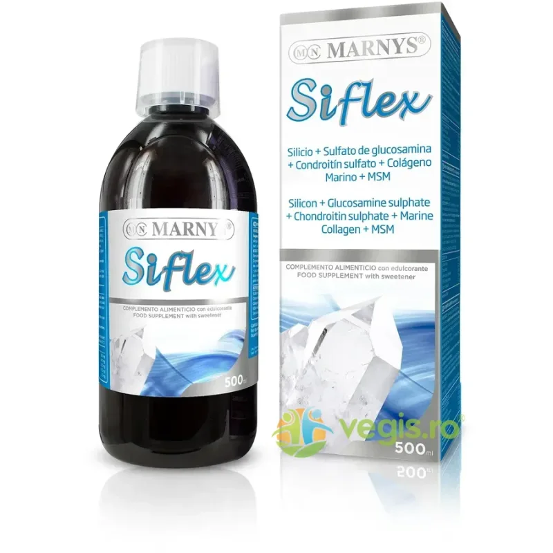Siflex - Siliciu, Glucozamina si MSM pentru Articulatii Puternice, Oase, Cartilaje, Ligamente 500ml MARNYS — preț și oferte