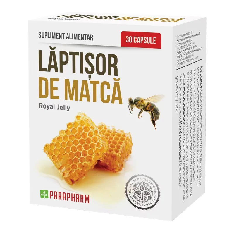 Laptisor de Matca, 30 capsule, Parapharm — preț și oferte