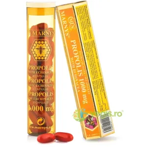 Propolis 1000mg + Echinacea pentru Imunitate si Scurtarea Perioadelor de Gripa si Raceala 30cps