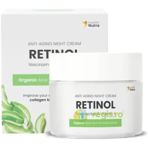 Crema de Noapte cu Retinol, Niacinamide, Colagen Vegan, Vitamina E, Unt de Shea,  Aloe Vera, Ulei de Buriti, Ulei de Amarant 50ml