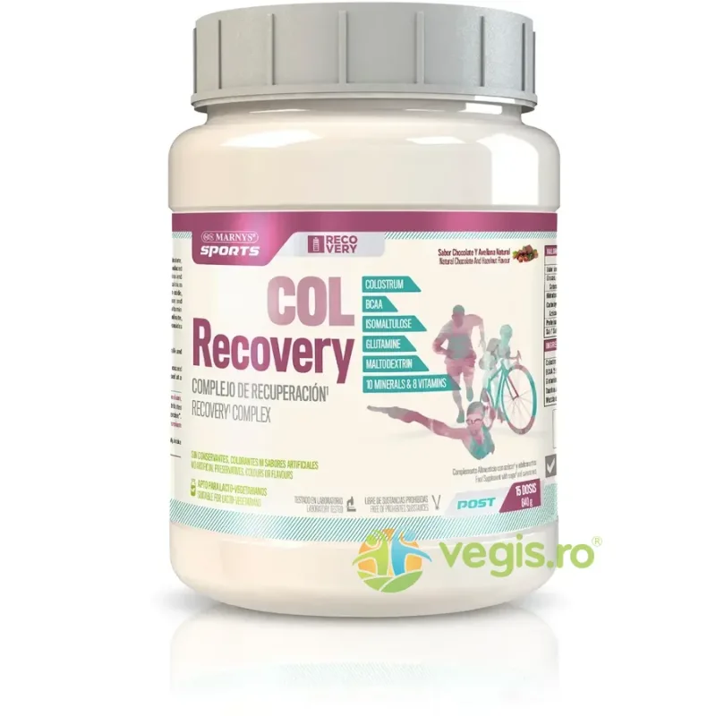 COL Recovery - Complex Post-Workout cu Proteine, Carbohidrati, BCAA, Colostru, B-Complex, 9 Minerale si Enzime Digestive 660g MARNYS&nbsp;SPORT — preț și oferte
