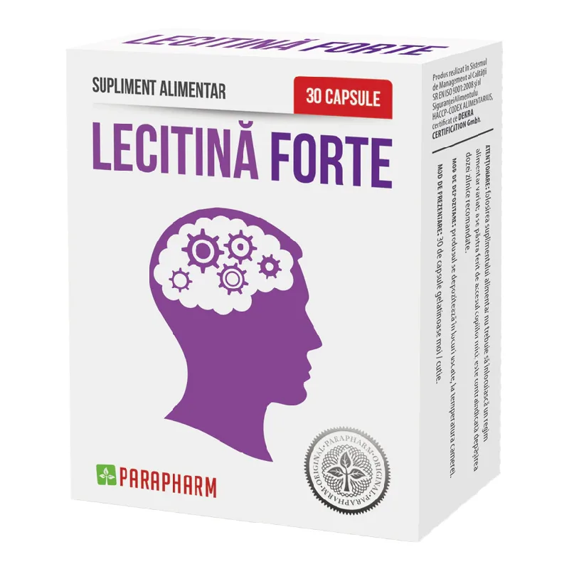 Lecitina Forte, 30 capsule, Parapharm — preț și oferte