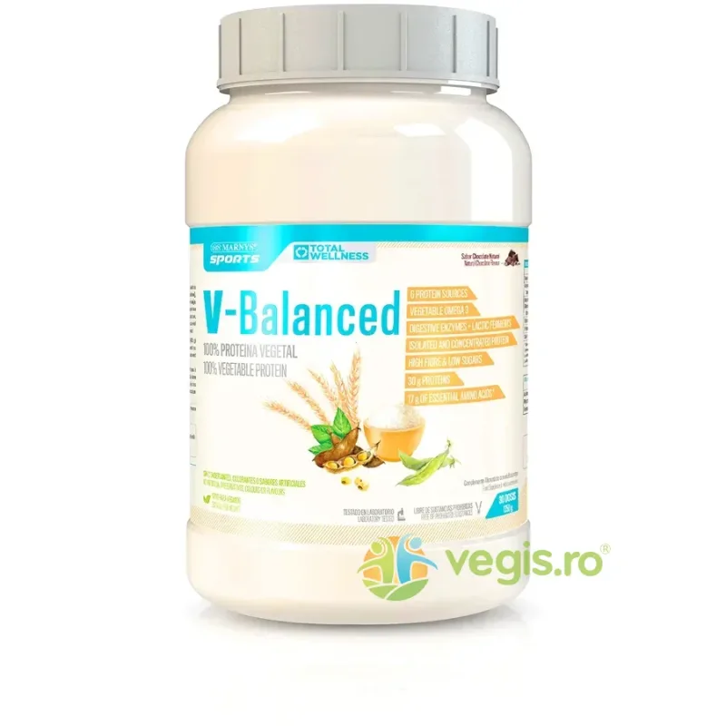 V-Balanced cu 5 Surse de Proteine, Aminoacizi si Enzime Digestive 1350g MARNYS&nbsp;SPORT — preț și oferte