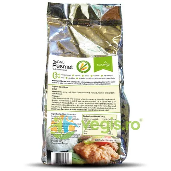 Pesmet fara Gluten 375g NOCARB — preț și oferte