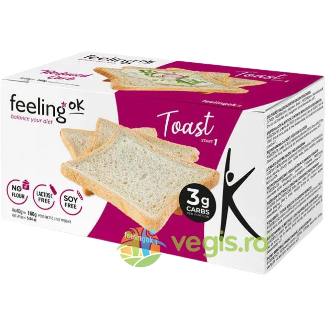 Toast Proteic 160g FEELINGOK — preț și oferte