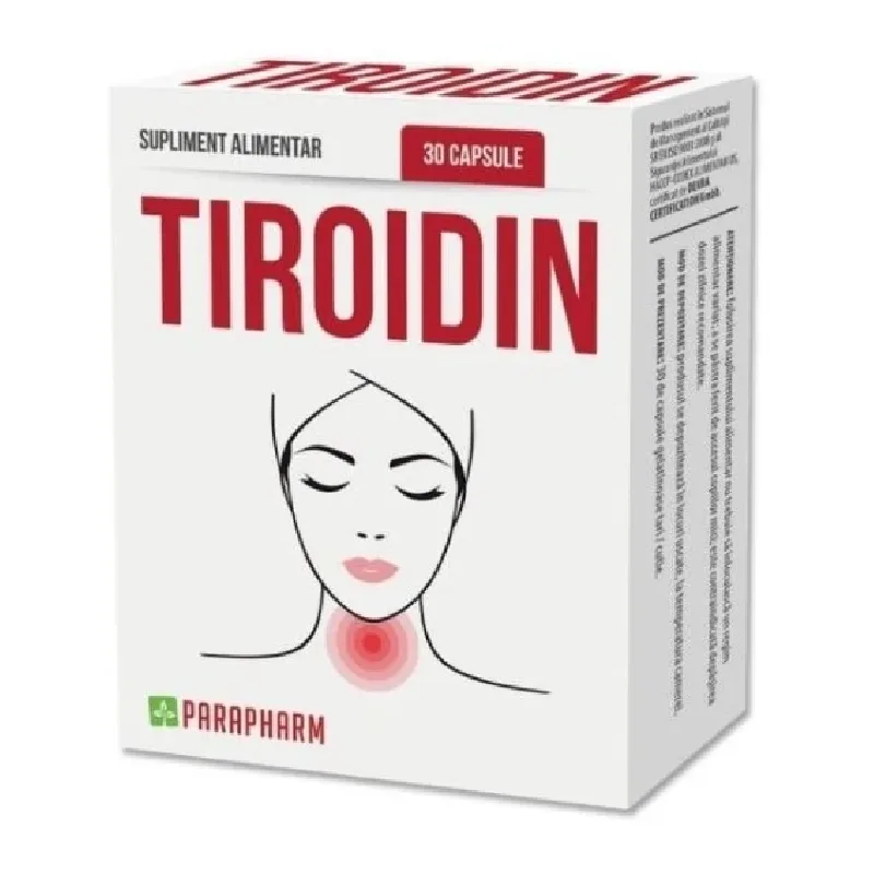 Tiroidin, 30 capsule, Parapharm — preț și oferte
