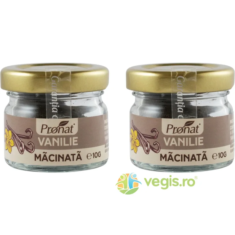 Pachet Vanilie Macinata 10g+10g PRONAT — preț și oferte