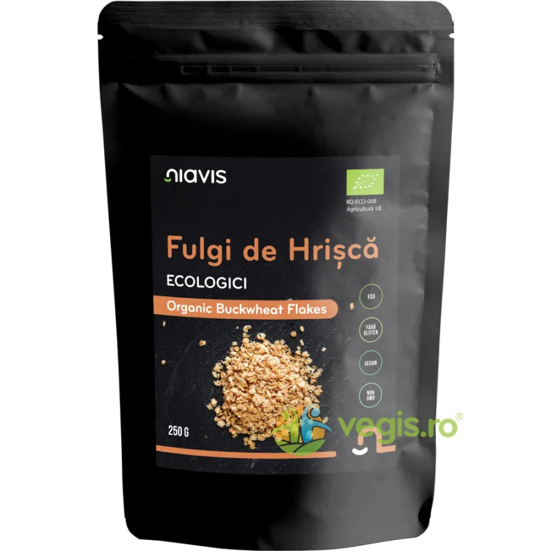Fulgi de Hrisca fara Gluten Ecologici/Bio 250g NIAVIS — preț și oferte