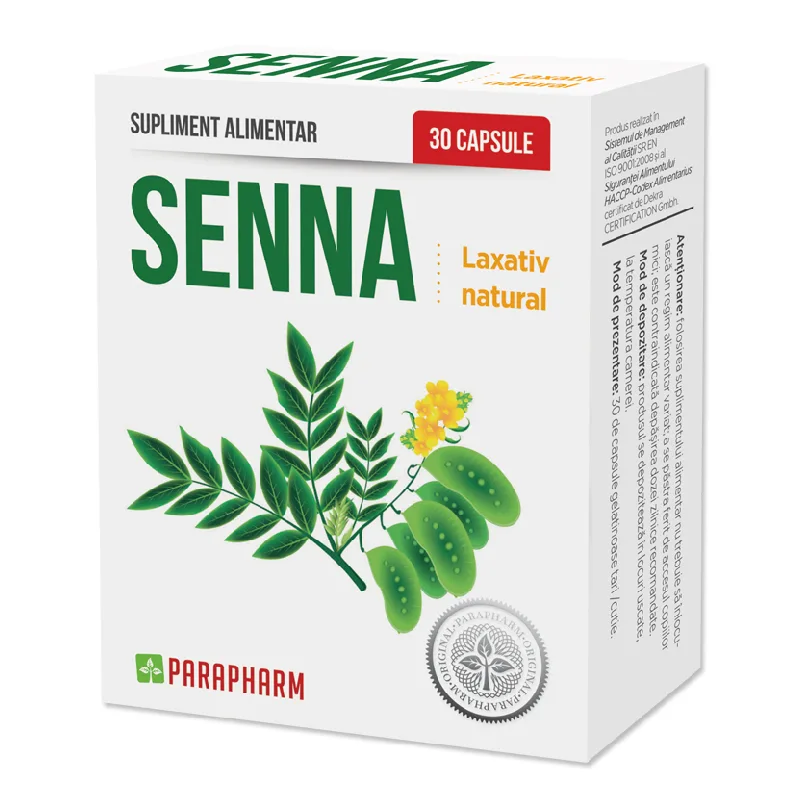 Senna, 30 capsule, Parapharm — preț și oferte