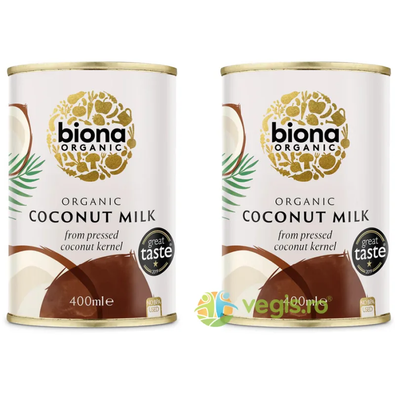 Pachet Bautura de Cocos Ecologic/Bio 400ml+400ml BIONA — preț și oferte
