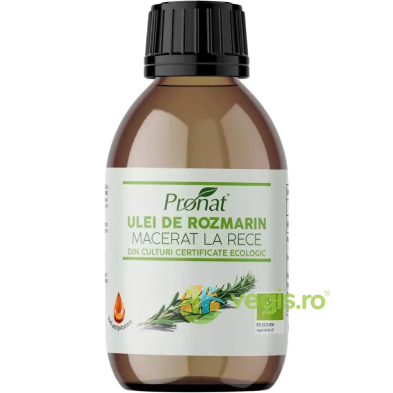 Ulei de Rozmarin Macerat la Rece Ecologic/Bio 100ml PRONAT — preț și oferte