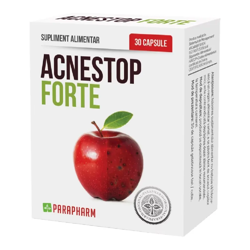 Acnestop forte, 30 capsule, Parapharm — preț și oferte