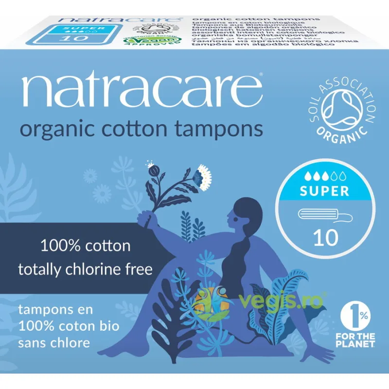Tampoane Super (3 Picaturi) 10buc NATRACARE — preț și oferte