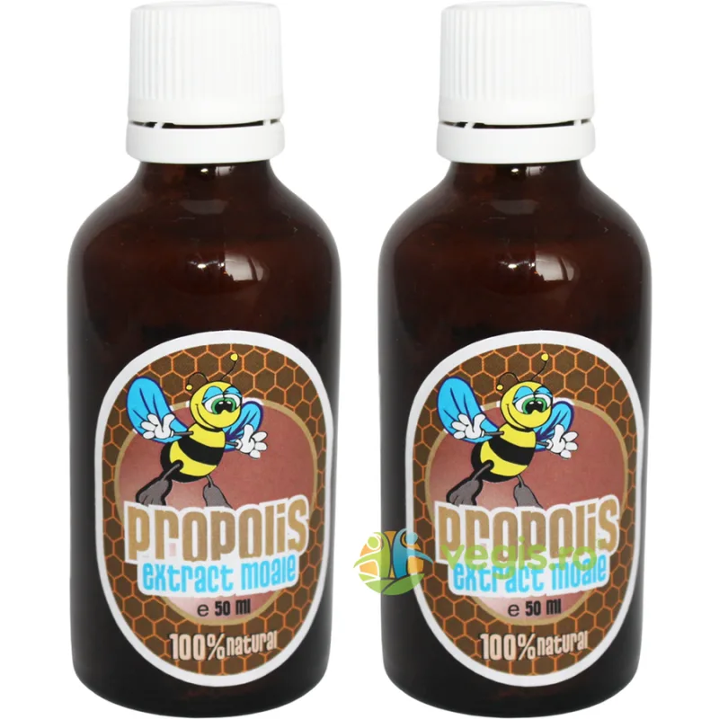 Pachet Propolis Extract Moale 70% 50ml+50ml PHENALEX — preț și oferte