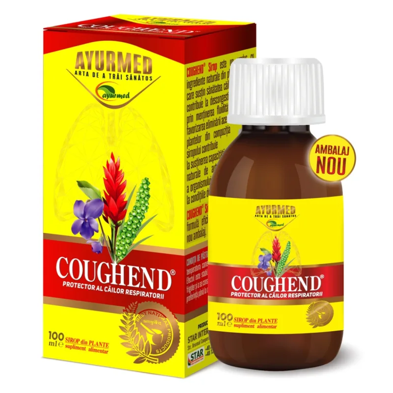 Sirop pentru tuse Coughend, 100ml, Ayurmed — preț și oferte