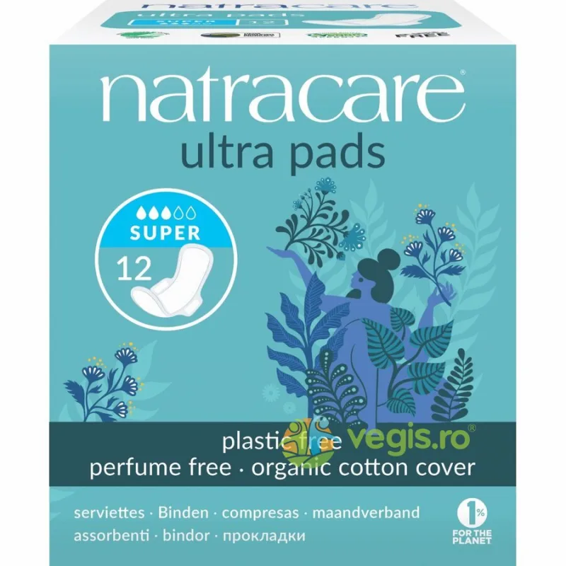 Absorbante Ultra Super cu Aripioare 12buc NATRACARE — preț și oferte