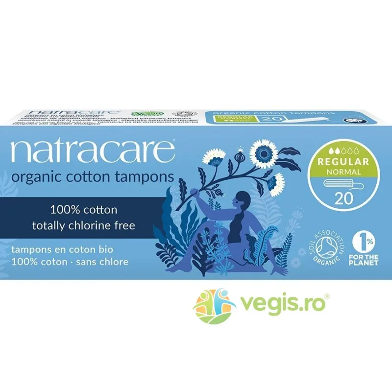 Tampoane din Bumbac Organic Flux Normal 20buc NATRACARE — preț și oferte