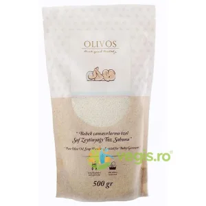Detergent Pudra de Sapun pentru Hainele Bebelusilor cu Ulei de Masline 500g