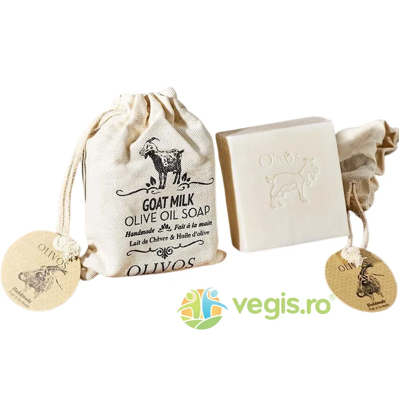 Sapun Nutritiv pentru Elasticitatea Pielii cu Lapte de Capra si Ulei de Masline 150g OLIVOS — preț și oferte