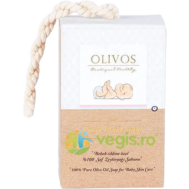 Sapun 100% Natural pentru Bebelusi cu Ulei de Masline 100g OLIVOS — preț și oferte