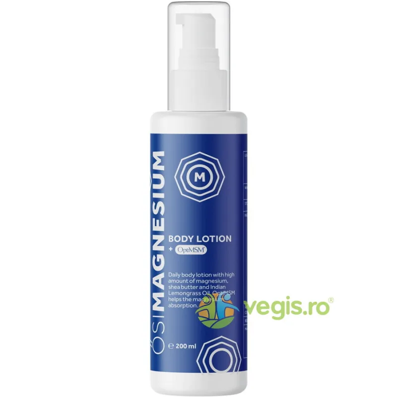 Lotiune de Corp cu Magneziu + OptiMSM 200ml OSIMAGNESIUM — preț și oferte