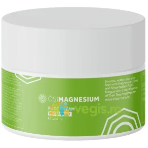 Crema pentru Picioare Obosite sau cu Afectiuni cu Magneziu si Menta 100ml