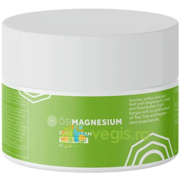Crema pentru Picioare Obosite sau cu Afectiuni cu Magneziu si Menta 100ml — preț și oferte