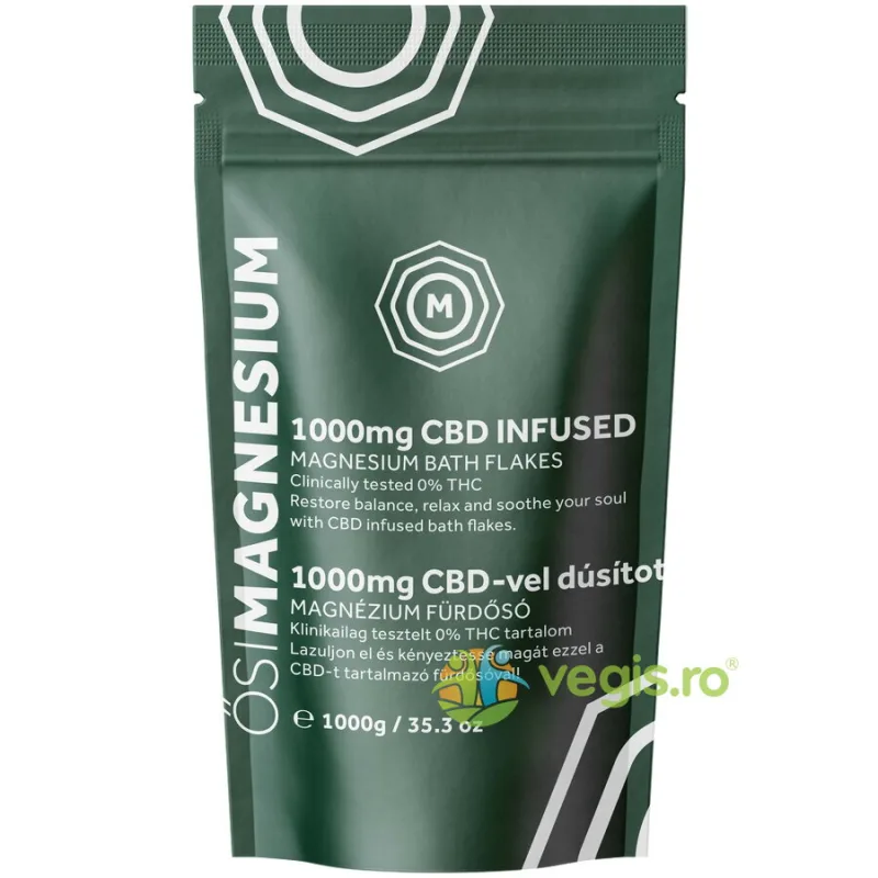 Fulgi de Baie cu Magneziu Infuzati cu CBD 1kg OSIMAGNESIUM — preț și oferte