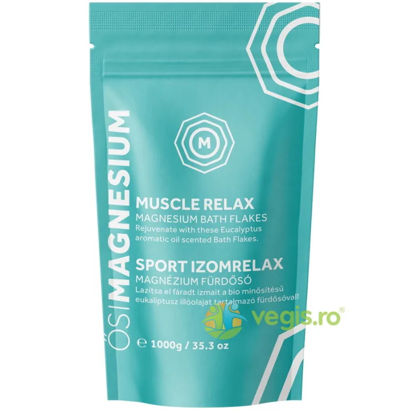 Fulgi de Baie cu Magneziu si Eucalipt Muscle Relax 1kg OSIMAGNESIUM — preț și oferte