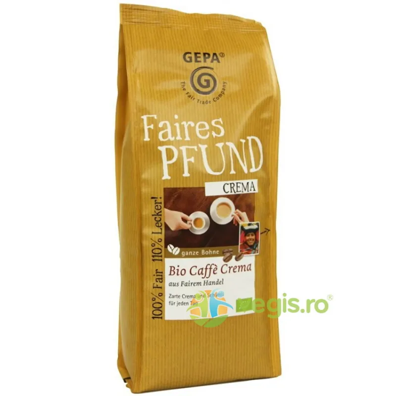 Cafea Boabe Crema Ecologica/Bio 500g GEPA The Fair Trade Company — preț și oferte