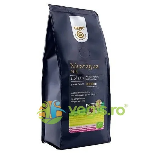 Cafea Boabe Pura Nicaragua Ecologica/Bio 250g GEPA The Fair Trade Company — preț și oferte