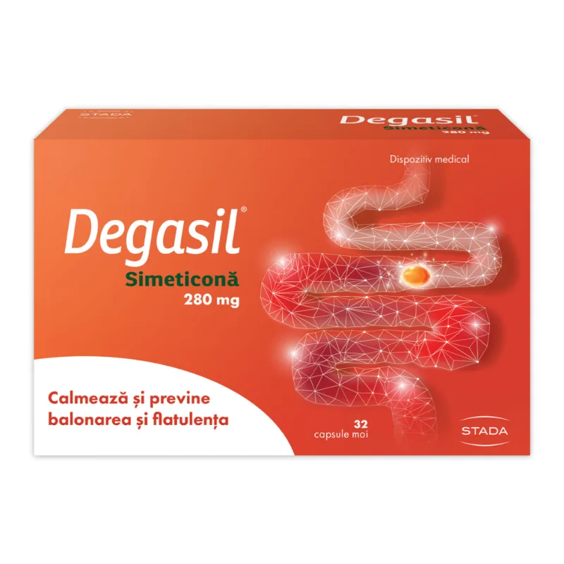 Degasil, 32 capsule moi, Stada — preț și oferte