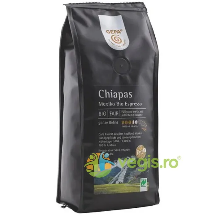 Cafea Boabe Chiapas Mexico Espresso Ecologica/Bio 250g GEPA The Fair Trade Company — preț și oferte