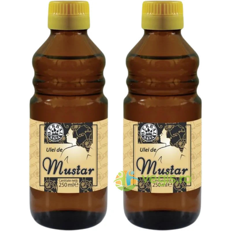 Pachet Ulei de Mustar Presat la Rece 250ml+250ml Herbavit — preț și oferte