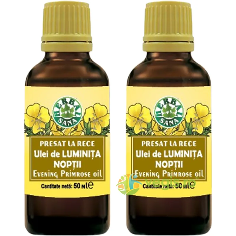 Pachet Ulei de Luminita Noptii Presat la Rece 50ml+50ml Herbavit — preț și oferte
