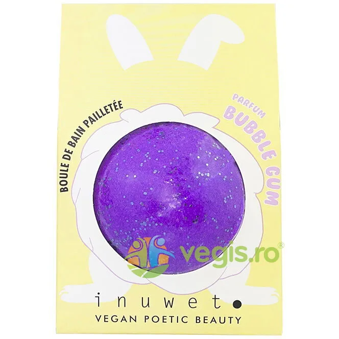 Bila de Baie cu Sclipici si Parfum de Guma de Mestecat 120g INUWET — preț și oferte