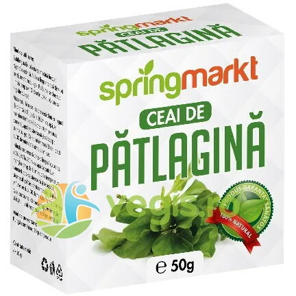 Ceai de Patlagina Frunze 50g springmarkt — preț și oferte