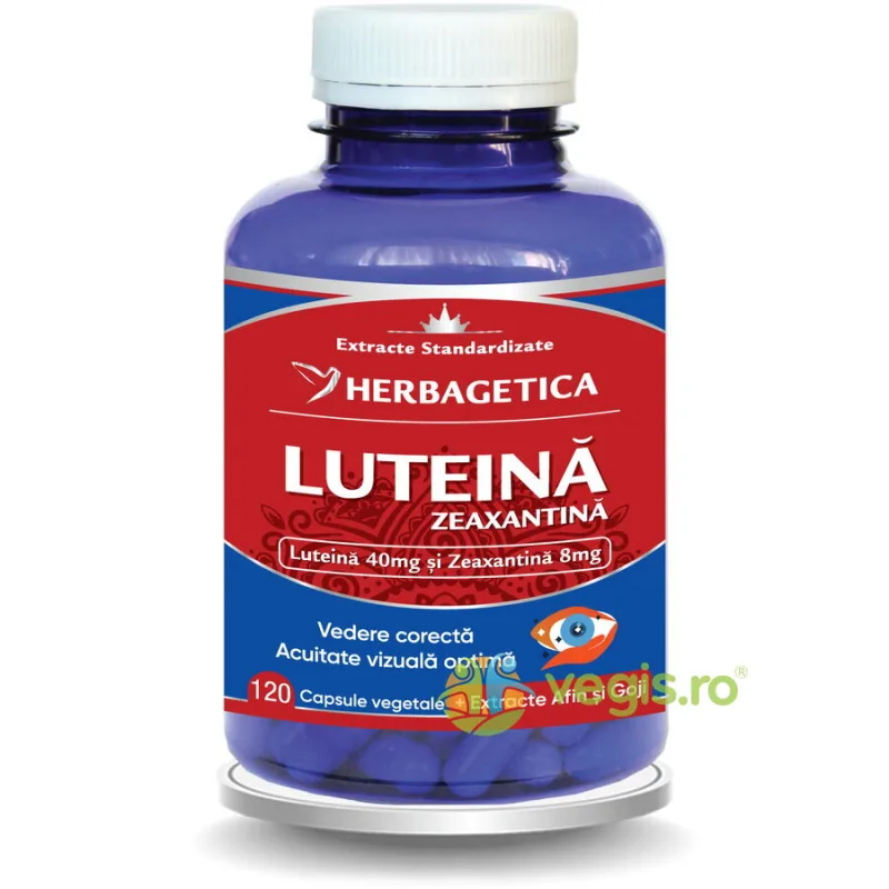 Super Luteina Zeaxantina 120cps HERBAGETICA — preț și oferte