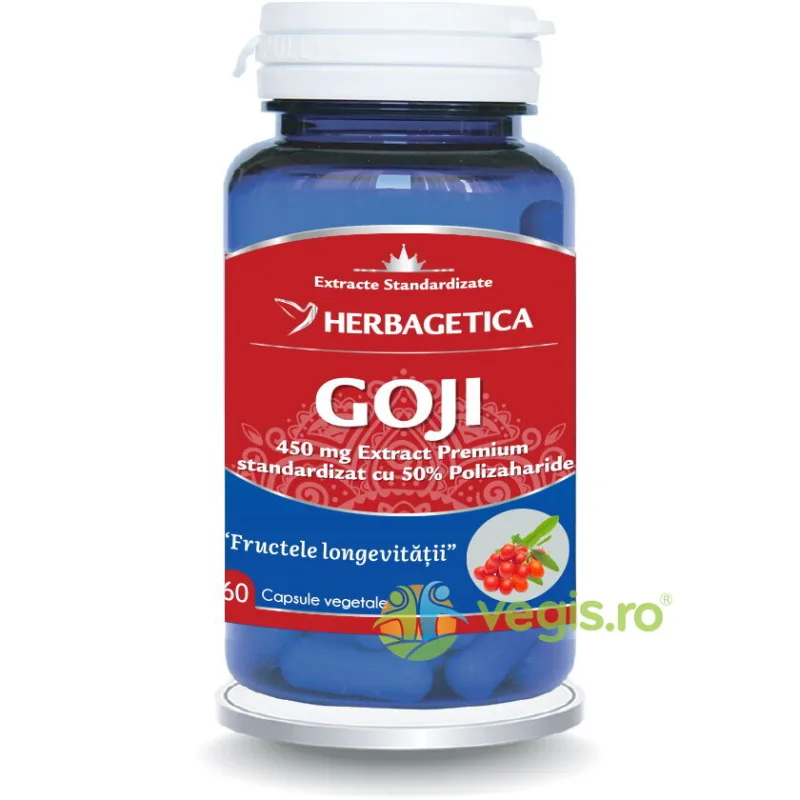 Goji 60cps HERBAGETICA — preț și oferte