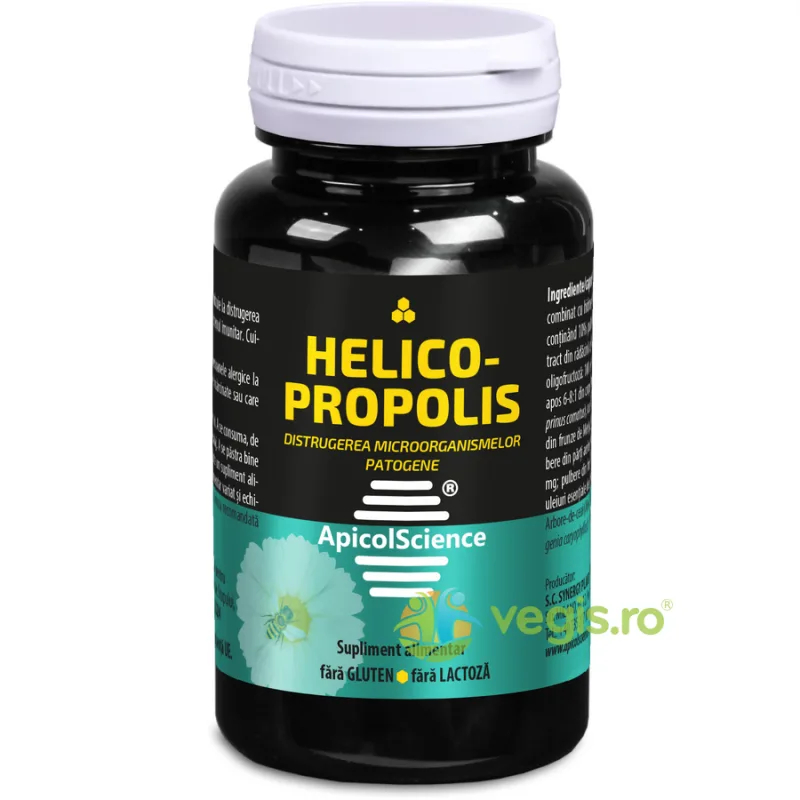 Helico-Propolis 60cps APICOLSCIENCE — preț și oferte