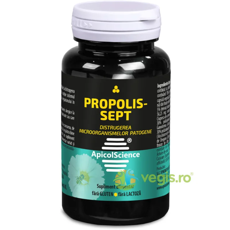 Propolis Sept 60cps APICOLSCIENCE — preț și oferte