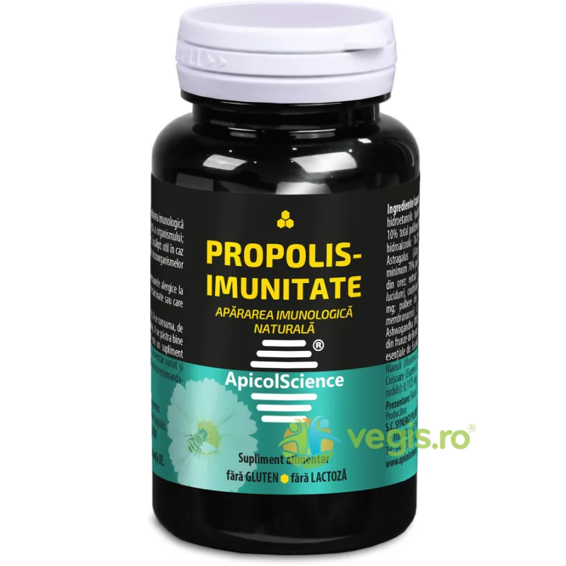 Propolis Imunitate 60cps APICOLSCIENCE — preț și oferte
