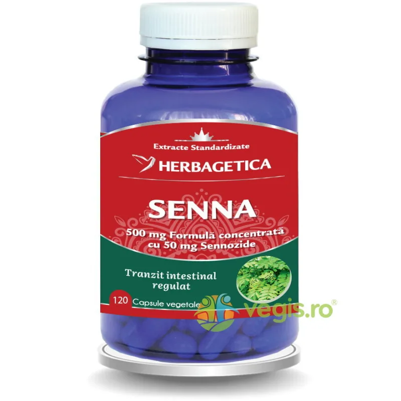 Senna 120cps HERBAGETICA — preț și oferte