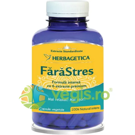 Fara Stres 120cps HERBAGETICA — preț și oferte