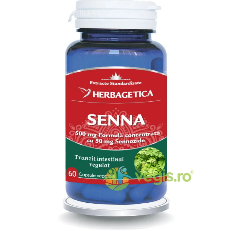 Senna 60cps HERBAGETICA — preț și oferte