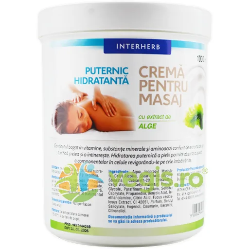 Crema pentru Masaj cu Alge Marine 1000ml — preț și oferte