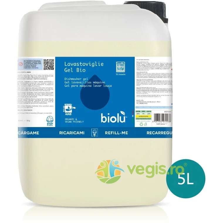 Gel pentru Masina de Spalat Vase Bio 5L BIOLU — preț și oferte