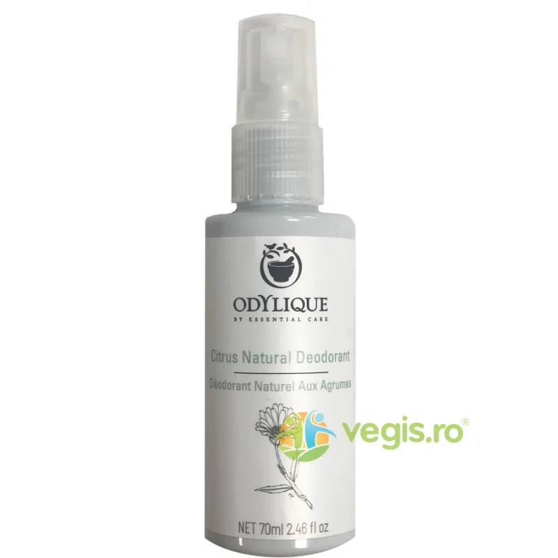 Spray Deodorant Natural Citrus 70ml ODYLIQUE BY ESSENTIAL CARE — preț și oferte