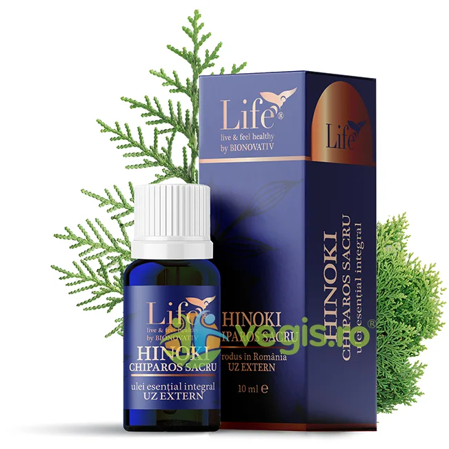 Hinoki (Chiparos Sacru) Ulei Esential pentru Uz Extern 10ml BIONOVATIV — preț și oferte